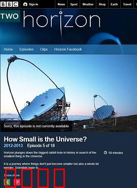 BBC地平线:宇宙何其小