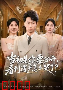 当初是你要分开，看到遗产怎么哭了？
